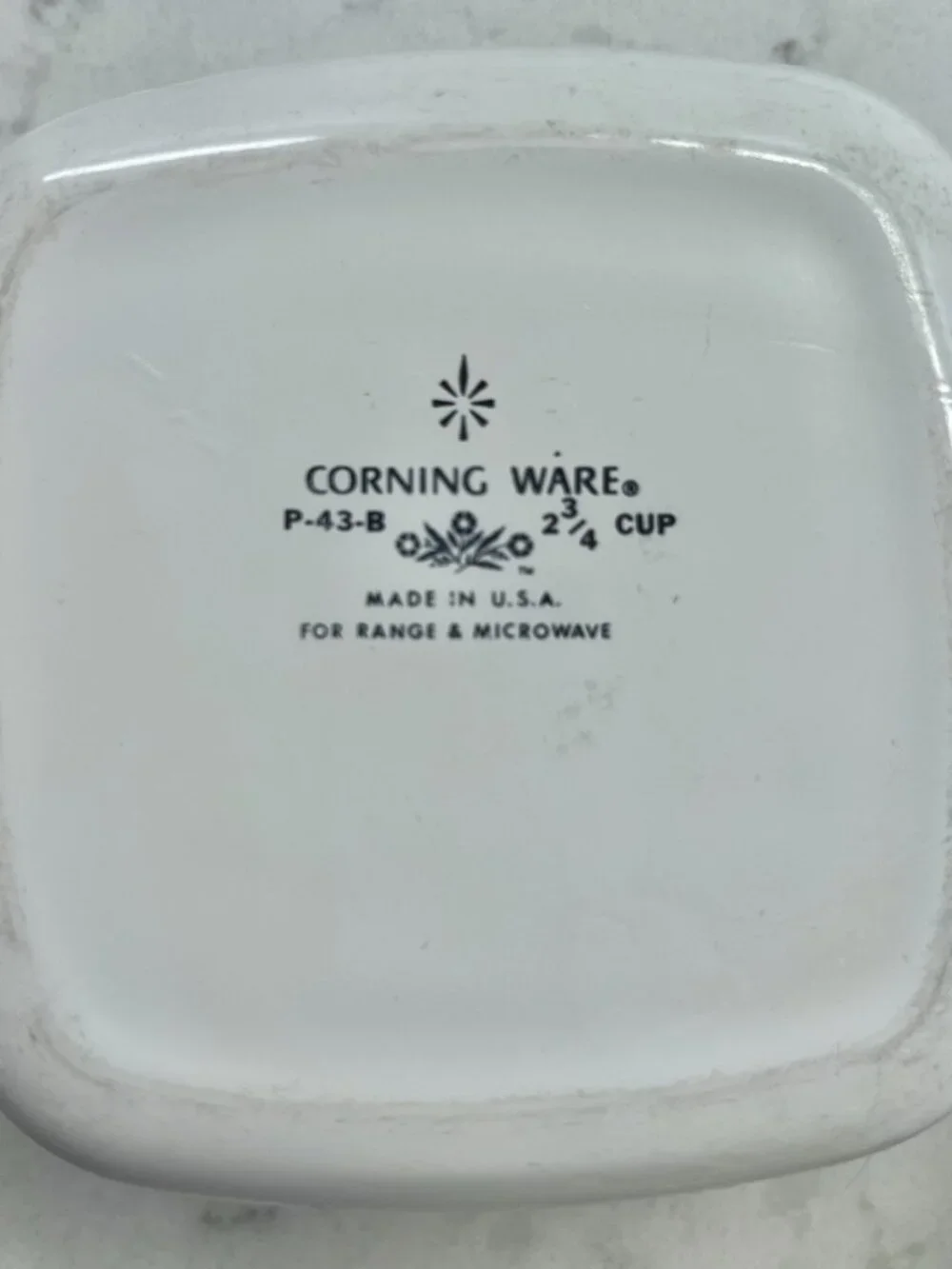 3-Piece Vintage Iconic Blue Cornflower CorningWare, Made in the USA